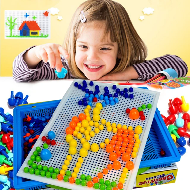 Jouet Puzzle Enfant Bois ,Jeu Montessori 1 2 3 4 Ans, Jouet Cactus Enfants  ,Créatif Blocs, Jouets Educatifs Cadeaux pour Enfants