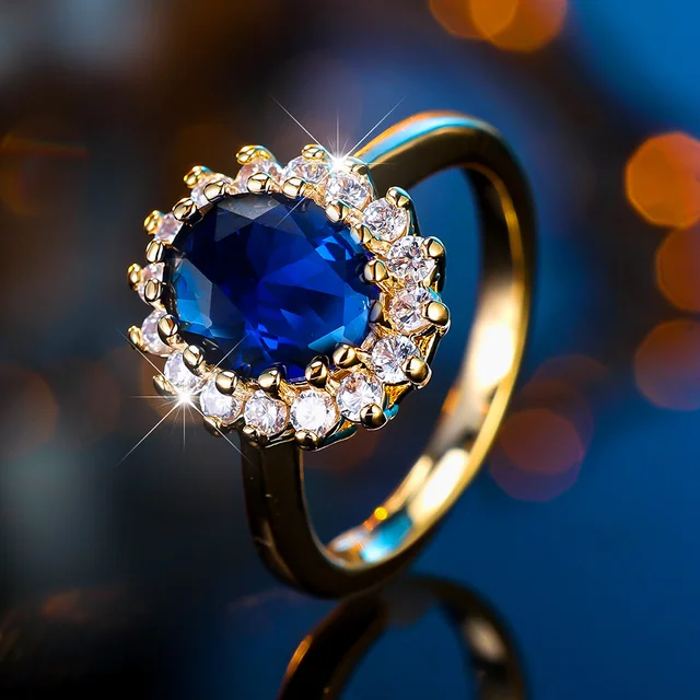 Anillos De Piedras Grandes Anillos De Compromiso De Piedras