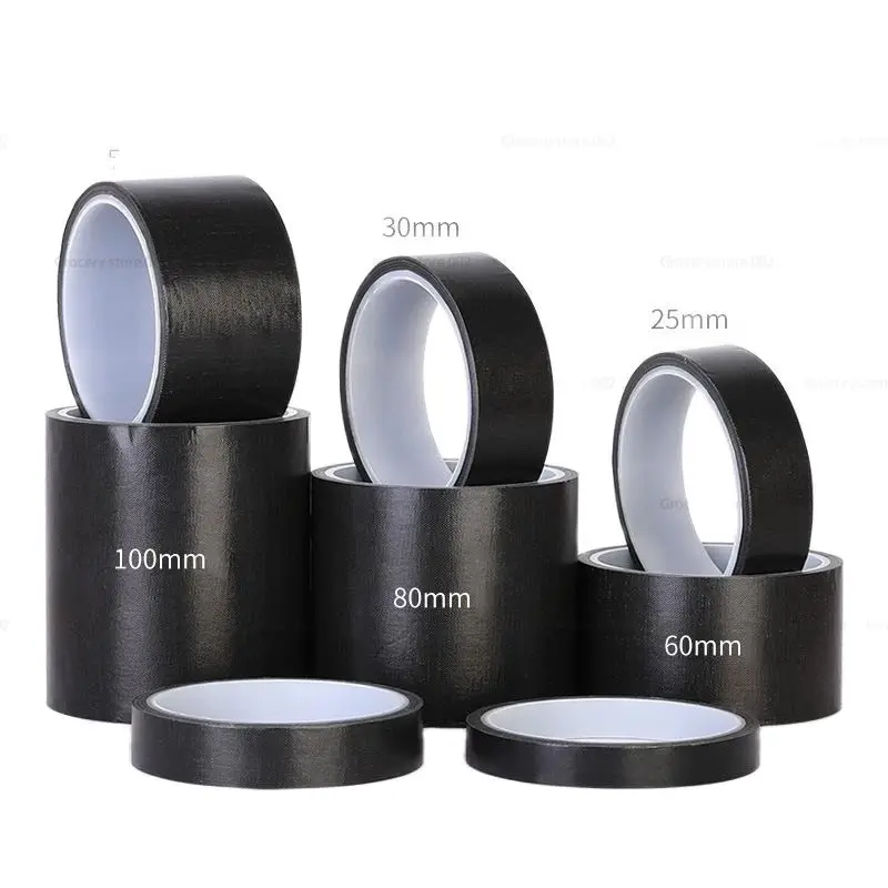 Description Picture 5 of item0.13-0.18-0.25mm Thickness Tefl PTFE Insulation Friction Resistant 300° High Temperature Black Special Tape Multi Width HEI-8037