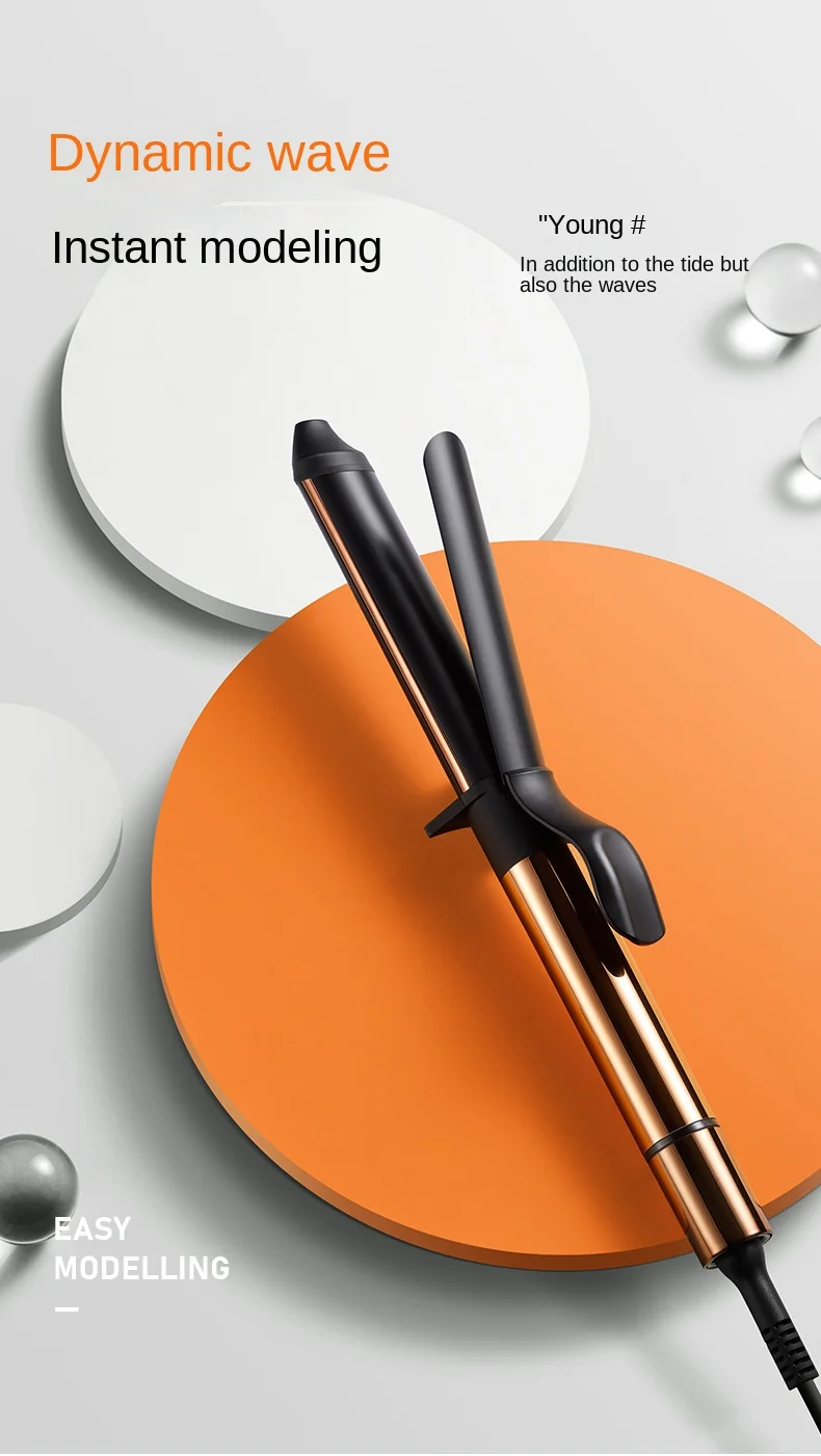 Description Picture 2 of itemNewest Professional Titanium Hair Curler Automatic Ceramic Curling Irons Wand Wave Machine