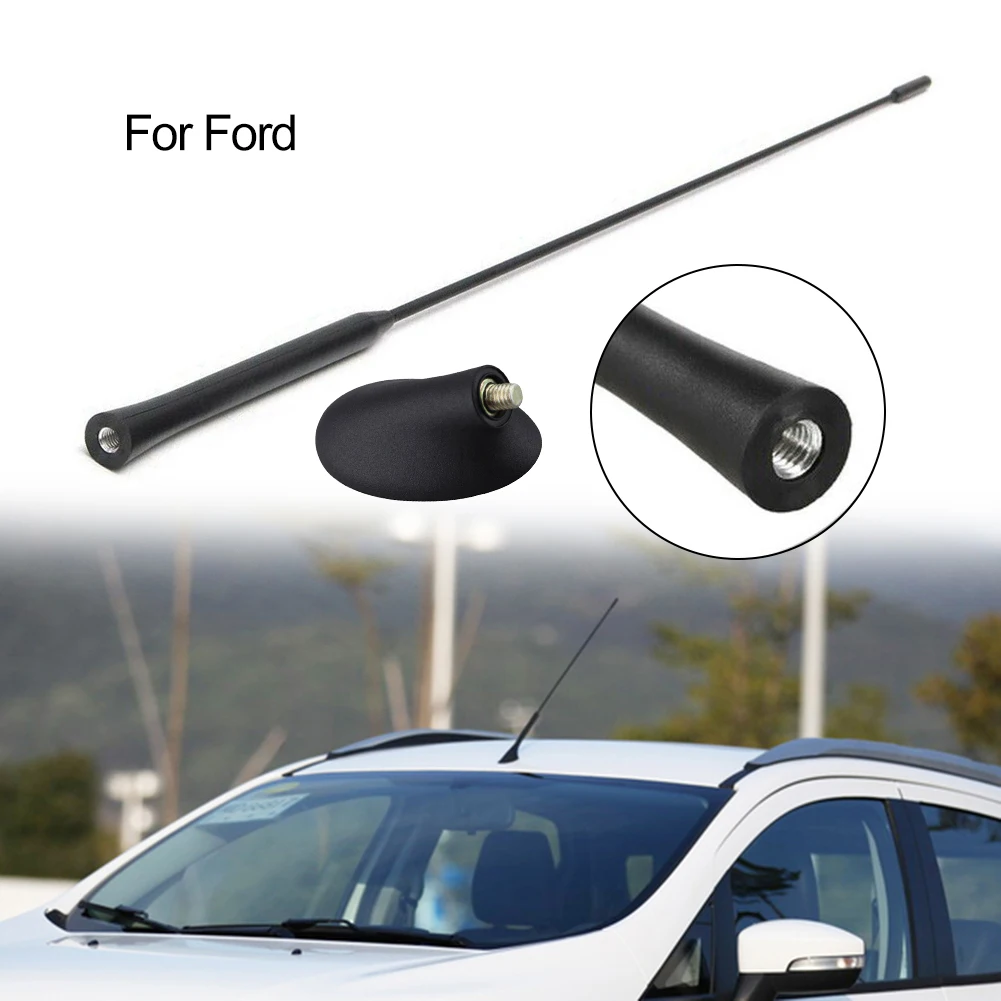 Car Roof Mast Whip Stereo Radio Fm/Am Signal Antenna Amplificata Antenna Per Ford Focus Escort Fiesta Kuga Ka Fusion C-Max Granada