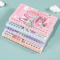 Sanrio A6 Coil Book Kuromi Mymelody Cinnamoroll Hellokitty Learning Stationery Notebook Unique Kawaii Cover Design For Students 1