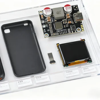 Modulo di ricarica rapida Scheda Power Bank fai-da-te da 45 W Supporta PD QC per batterie al litio ferro fosfato Accumulo di energia ad alta efficienza