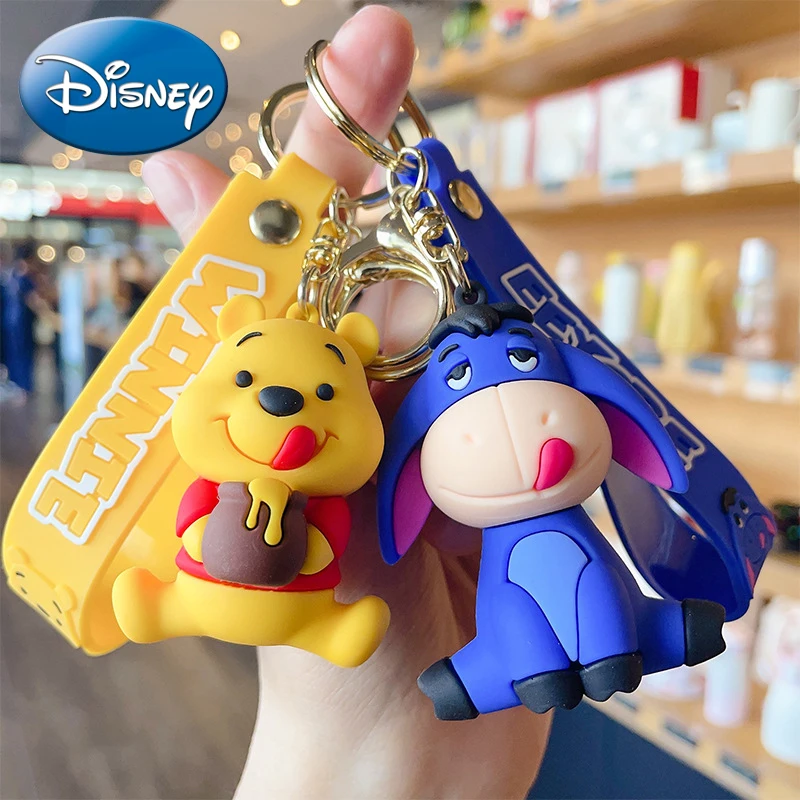 Disney Winnie The Pooh Tigger Portachiavi Cartoon Anime Doll Bag Ciondolo Portachiavi Per Auto Accessori Per Borse Piccolo Regalo