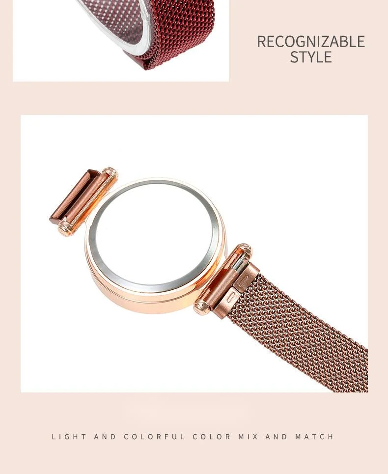 Trendy Neue Led Uhr Magnet Online Promi Die Gleiche Kreisförmige Touchscreen Armbanduhr_voghion.com