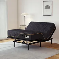 14 inch Copper Gel Memory Foam Mattress Set for Pain Relief, Bed Frames 1
