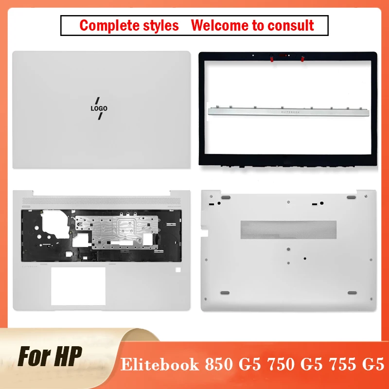 Nuovo Per Hp Elitebook 850 G5 750 G5 755 G5 Series Lcd Cover Posteriore/Lunetta Anteriore/Poggiapolsi/Custodia Inferiore L15525-001 L14360-001 850 G5