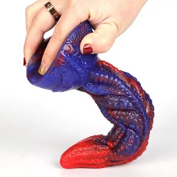 8.1in Monster Realistic Dildo With Strong Suction Cup Basilisk Silicone Dildo Dragon Anal Dildo Vaginal G Spot Sex Toy For Women 5