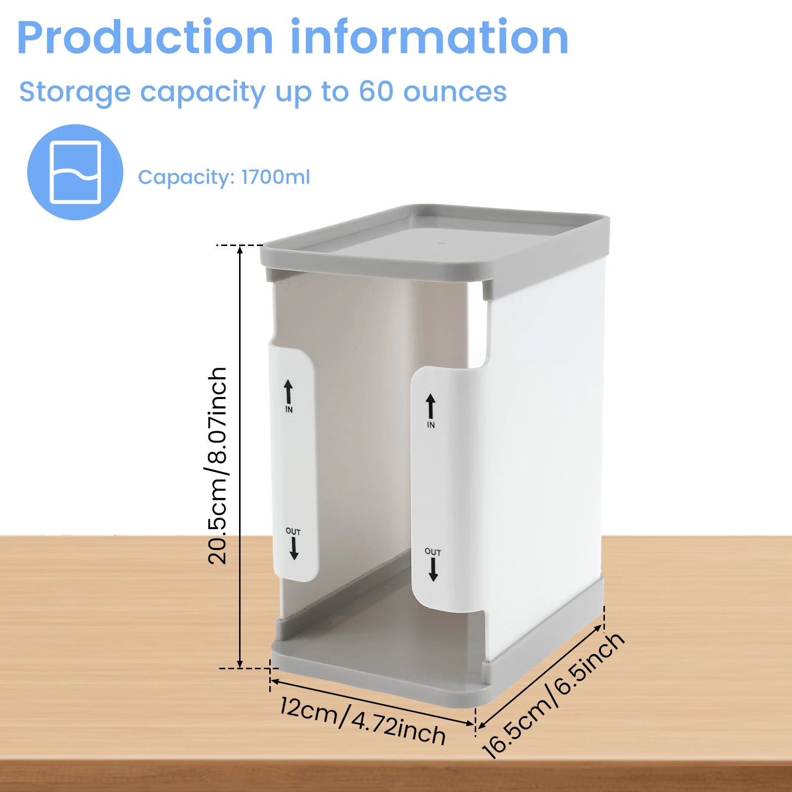 1700 ml Breast Milk Storage Tower Convenient Storage Milk Freezer Organizer Efficiently Store Freezer Organizer breastmilk storage bags