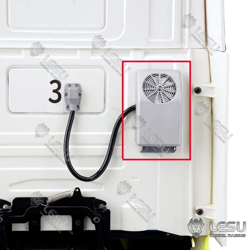 

Metal Air Conditioner For 1/14 Tamiyay RC Tractor Truck Decorative Outdoor Toys TH16609