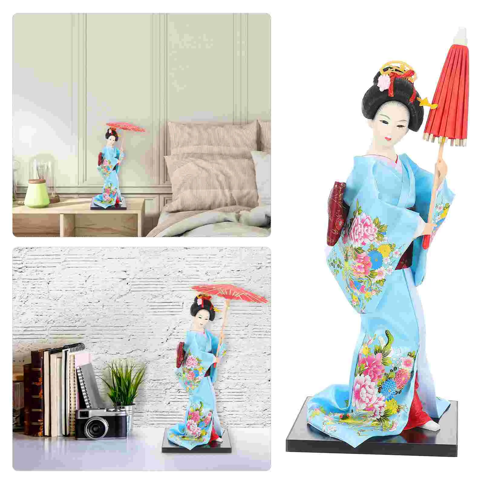 

Toys for Girls Japanese Handmade Dolls Ornament Delicate Kimono Decorate Style Desktop Adornment Geisha Decoration Crafts