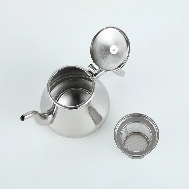 Thick Stainless Steel Insulated Tea Pot Set For Kitchen And Restaurant  Thermal Stainless Steel Teapot Water In Silver 1L From Liyaozan66, $10.36