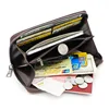New Men Long Wallets Phone Pocket Handbags Name Engraving Card Holder Male Clutch Bag Purses Big Capacity Quality Men's Wallet 4