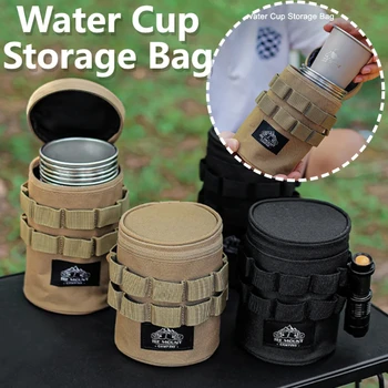 Outdoor Tactical Water Cup Storage Bag – 600D Oxford Travel Organizer 1