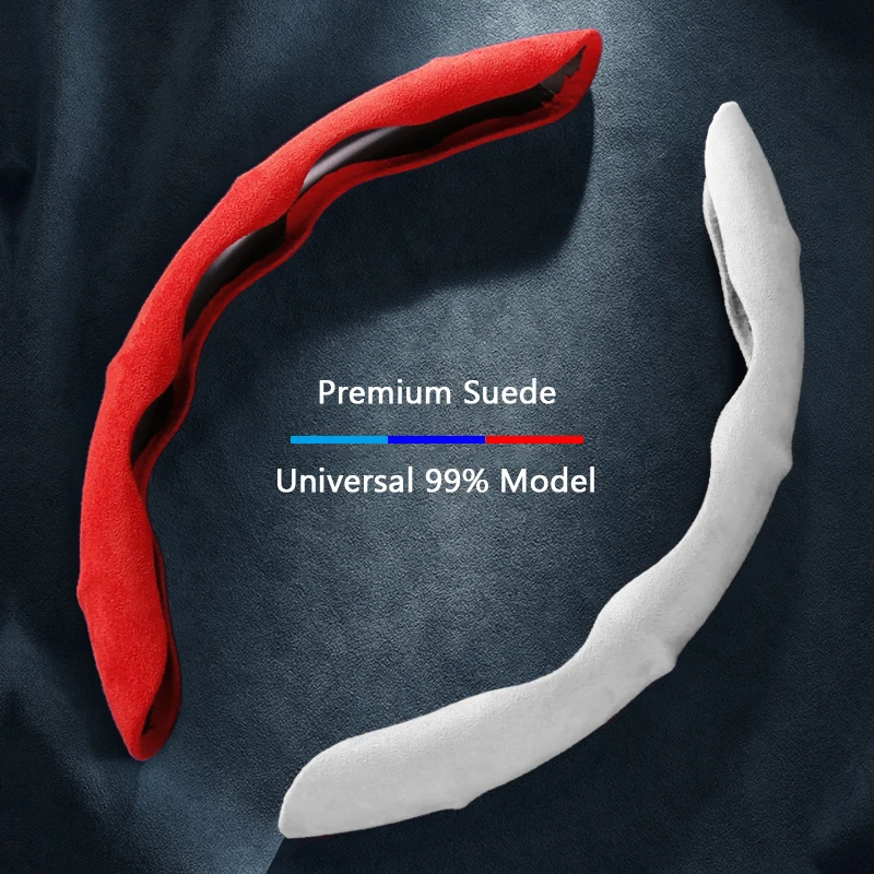 

Car Steering Wheel Cover Suede For Chevrolet Malibu Cruze Lacetti Aveo Niva Captiva T300 Camaro Non-Slip Car Styling Auto Parts