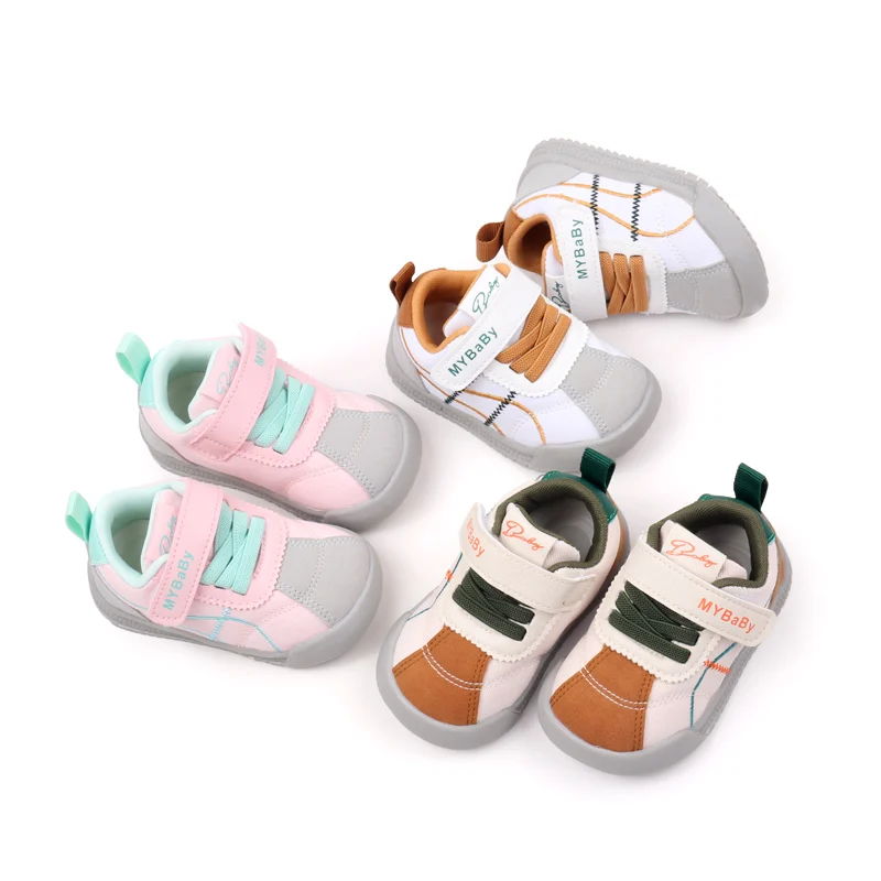 Spring & Autumn Boy Girl Casual Fashion Design Sneakers Kids Flat Baby Toddler Outdoor Anti Slip Comfortable Children Shoes BM09 5
