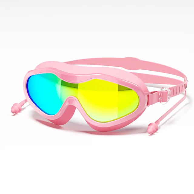 Swimming goggles with large frame, high-definition waterproof, anti fog, electroplated, anti UV, suitable for both men and women 6