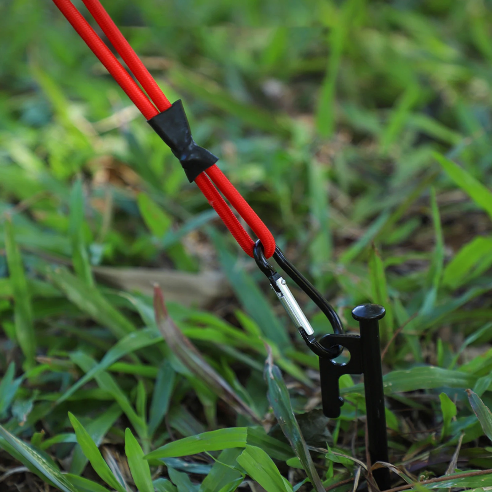 Heavy Alloy Camping Tent Buckle Ground Nail Tent Accessories Bungee Cord Buckle for Big Chain Connecting