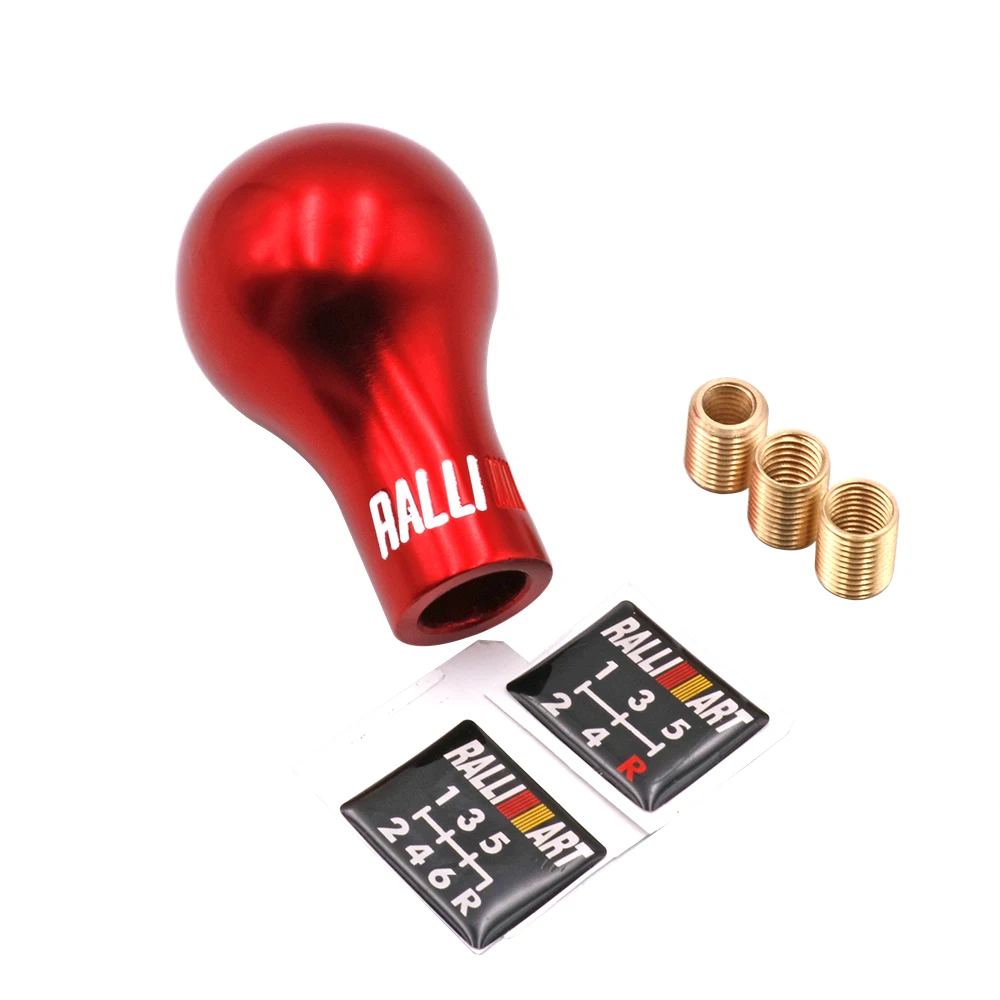 RALLIART56SpeedAluminumManualTransmissionGearShiftKnobFor