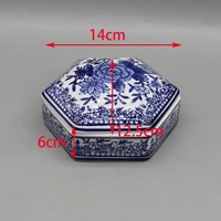 Ceramic Box, Hexagonal Storage, Home Decoration 2