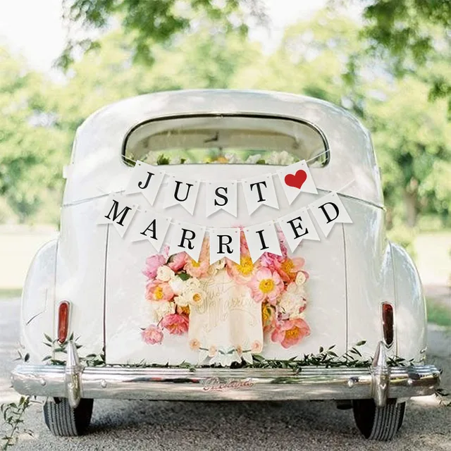Vintage Just Married Banner – Perfekt für rustikale Hochzeit und ... Vintage Just Married Banner – Perfekt für rustikale Hochzeit und ...