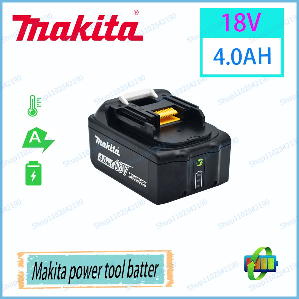 

Makita lithium-ion battery 18V 4.0Ah for Makita BL1830 BL1815 BL1860 BL1840 replacing power tool batteries