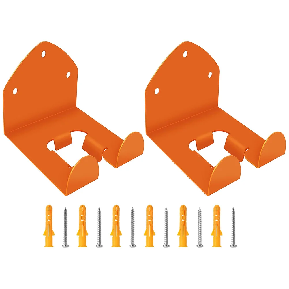 

2 Pcs Wall Hooks Coat Hanger Folding Chair Hangers for Garage Hanging Heavy Duty Metal