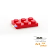 40pcs Size 2x3 Dot Plate MOC Assemble Particles DIY Building Blocks 2*3 Figures Bricks Educational Creative Toy for Kid 3021 4
