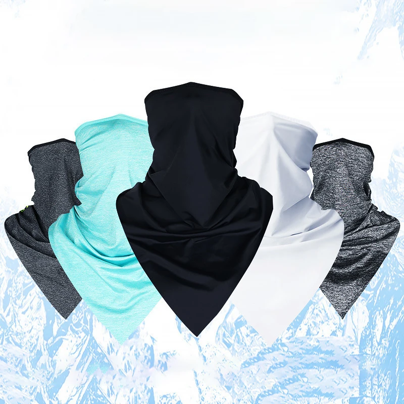 MultifunctionalNeckGaiterSummerIceSilkSunUVProtectionFace