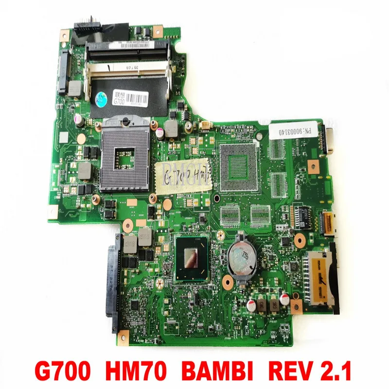 

Оригинальная материнская плата для ноутбука Lenovo G700, материнская плата G700 HM70, Бэмби REV 2,1, протестирована на 100%, хорошая бесплатная доставка