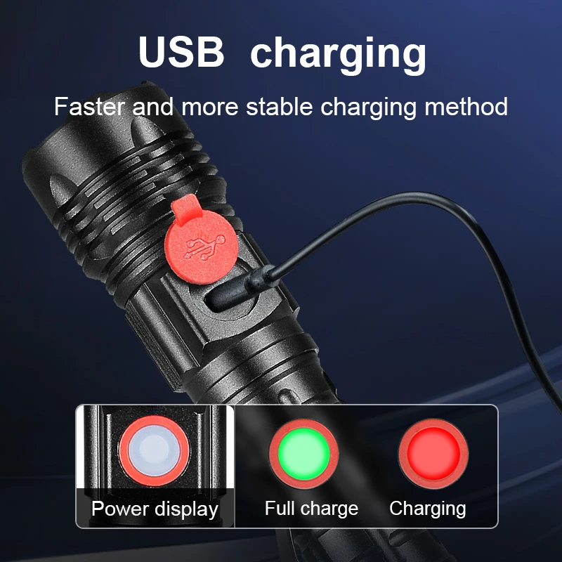 https://ae01.alicdn.com/kf/Sb1c227a227644a5284c8d49e6b02cebej/High-Power-LED-Flashlight-18650-Battery-Lanterna-Attack-Head-Design-USB-Rechargeable-Torch-Zoomable-Emergency-Outdoor.jpg