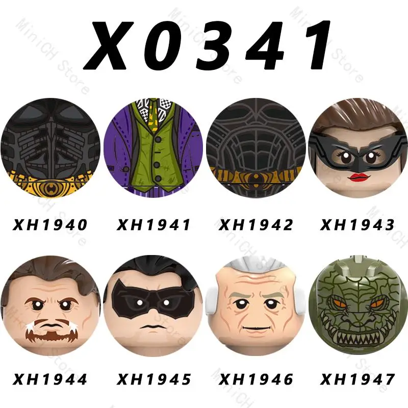 

X0341 строительные блоки кубики из новой серии фильмов MOC в сборе, образовательные фигурки героев, игрушки для детей, подарок, модель WM2388