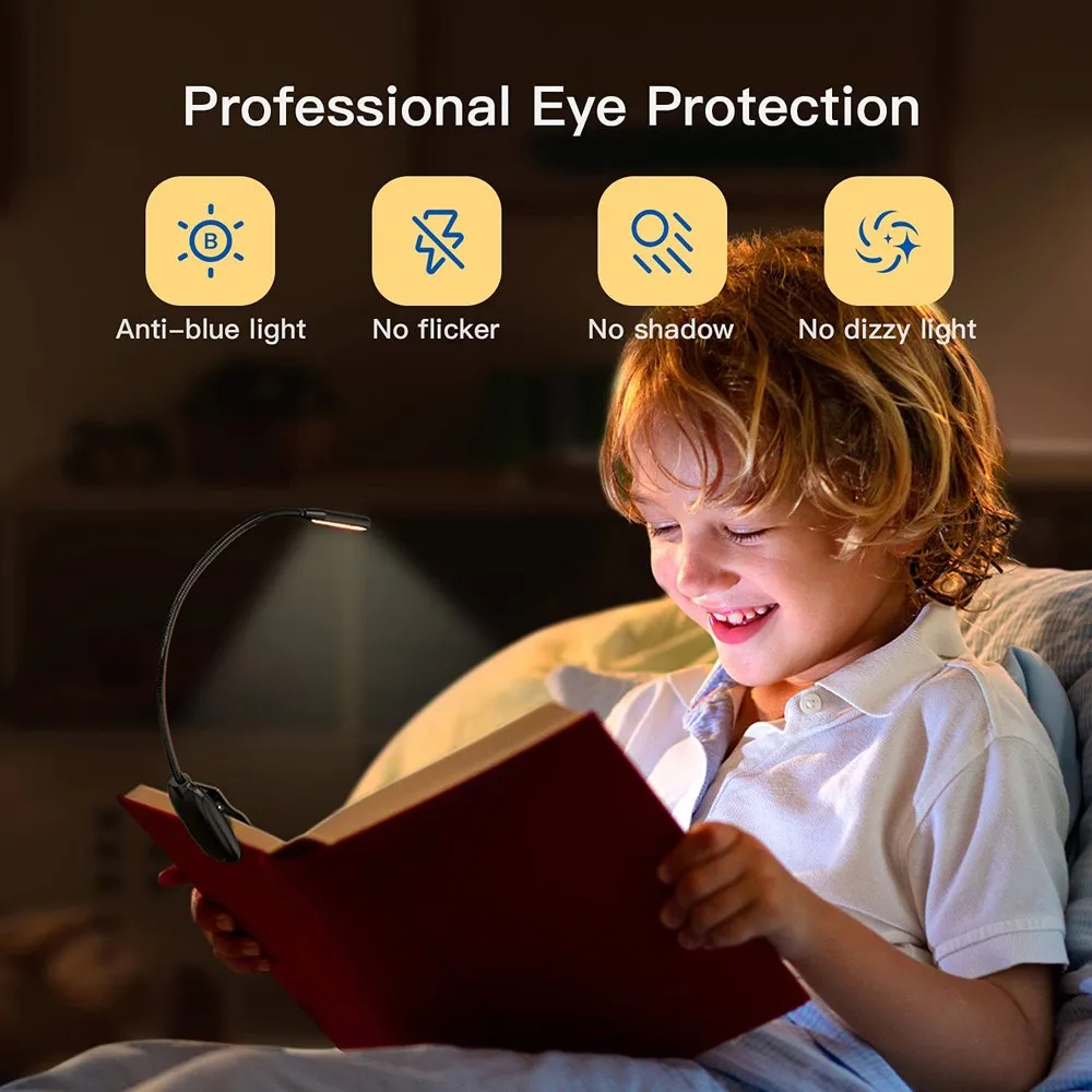 USB Rechargeable Book Light 4