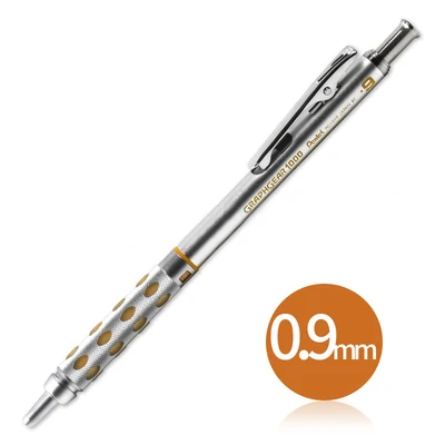 Pentel Drawing Mechanical pencils GraphGear 1000  Low Center of Gravity Telescopic Protective Tube Is Not Easy To Break Lead