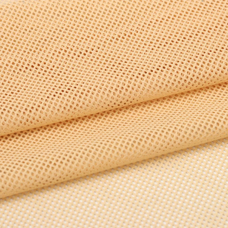 155x45cm 2x2 Niedrig-Stretch Netzstoff zum Nähen von Moskitonetzen Vorhängen T-Shirts Sportbekleidung Gestricktes Futter Stoff Zubehör – Detail 4