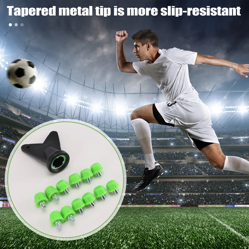 12Pcs Football Boot Studs Non Slip Thread Screw M6 Professional Replacement Spikes SG To AG For Adidas football boot studs