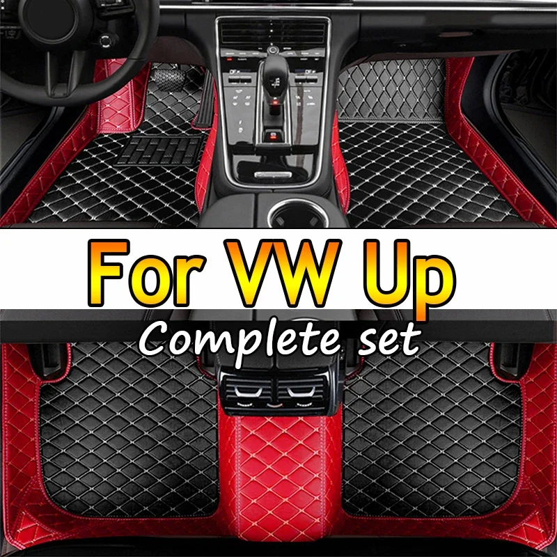 

Автомобильный напольный коврик для VW Volkswagen Up 2012 ~ 2019, водонепроницаемый автомобильный коврик, автомобильные коврики, аксессуары для автомобиля