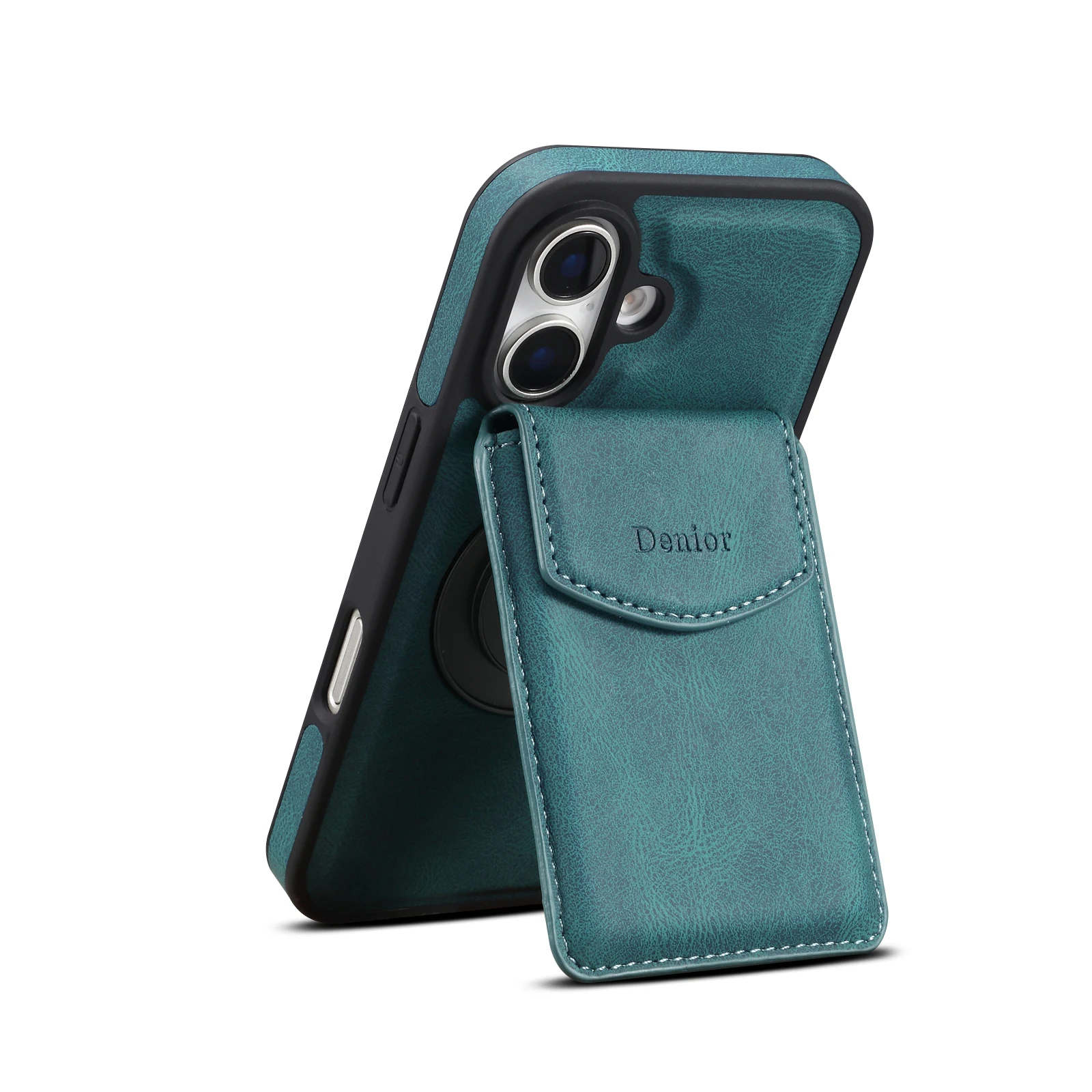 iPhone Leather Wallet Case with Wireless Charging 4