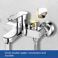 Shower faucet thickened mixing valve Shower shower set Bath tub mixing switch Triple hot and cold faucet 2