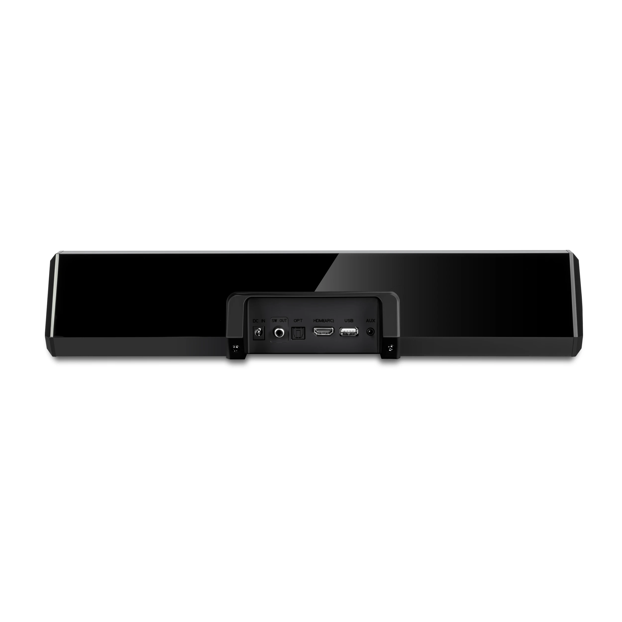 RGB 미니 사운드바 2.0 채널 USB 리모컨 홈 시어터 AUX 입력 RMS 40W 출력
