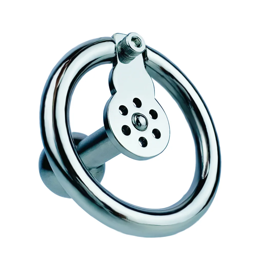 Penis Chastity Lock Negative Series Low Pressure Solid Steel Ball Column Removable