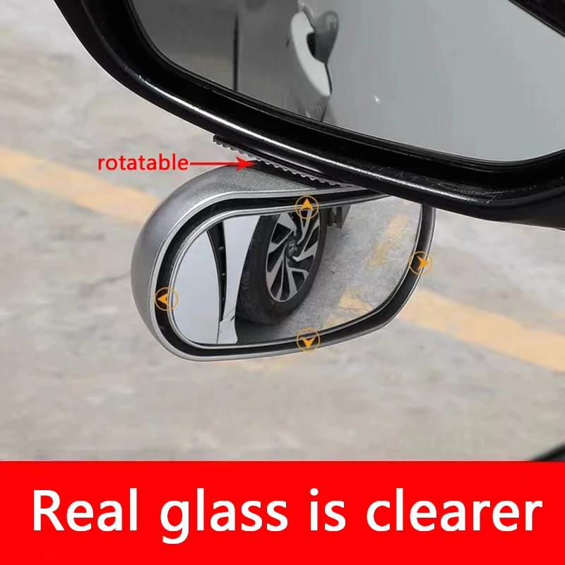 Car Rearview Wide Angle Mirror 360&deg; Blind Spot Aid