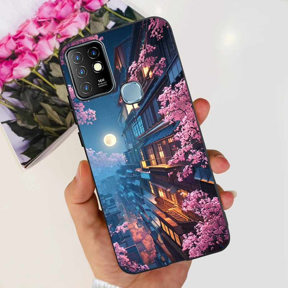 Cute Painted Soft Silicone Phone Case Cover
