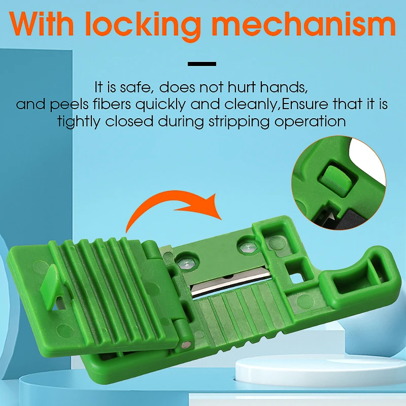 FTTH Optical Fiber Stripper 1.9-3.0mm MAST-5 Access Tool MSAT-5 Loose Buffer Tube Stripper AUA-05 Longitudinal Cable Stripping