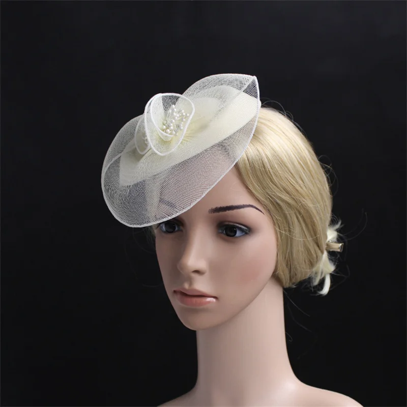 Flight Attendant Little Hat Ball Banquet Bride Bridesmaid Headdress