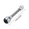 Multifunctional Rotating Splash Proof Filter Extender Faucet Aerator 2 Water Outlet Modes Swivel for Bathroom Kitchen 5