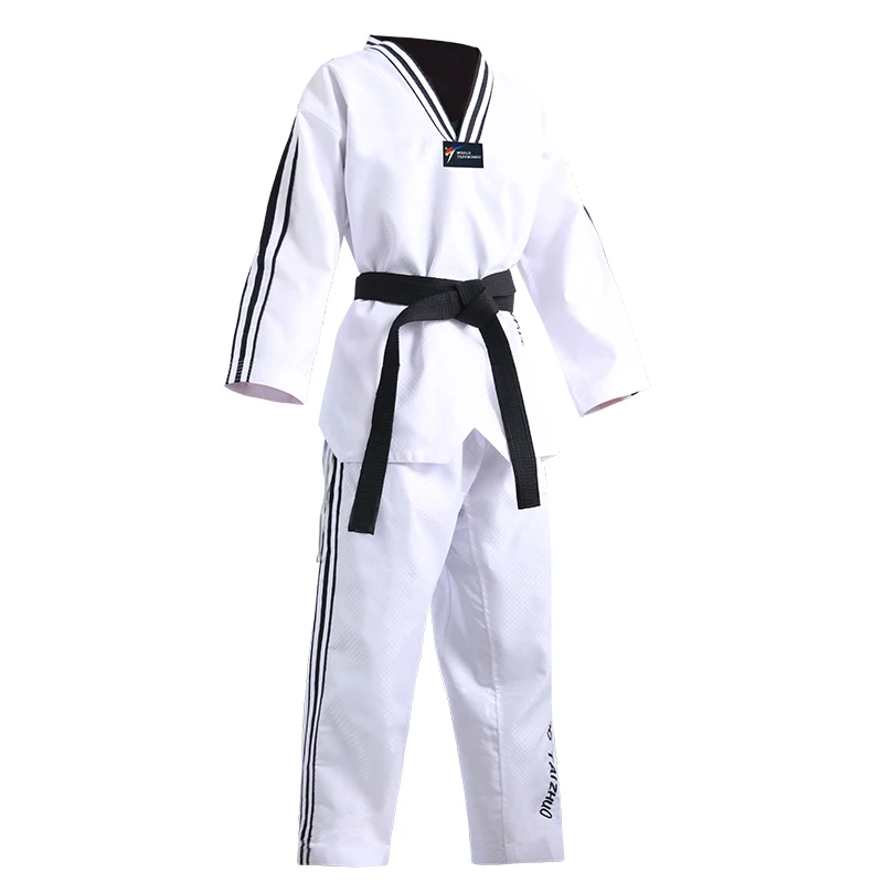 New Long Sleeve Gi Uniform Tkd Clothing White Taekwondo Uniforms Wtf Karate Judo Dobok Clothes Children Adult Unisex Taekwondo & Karate Clothing - AliExpress