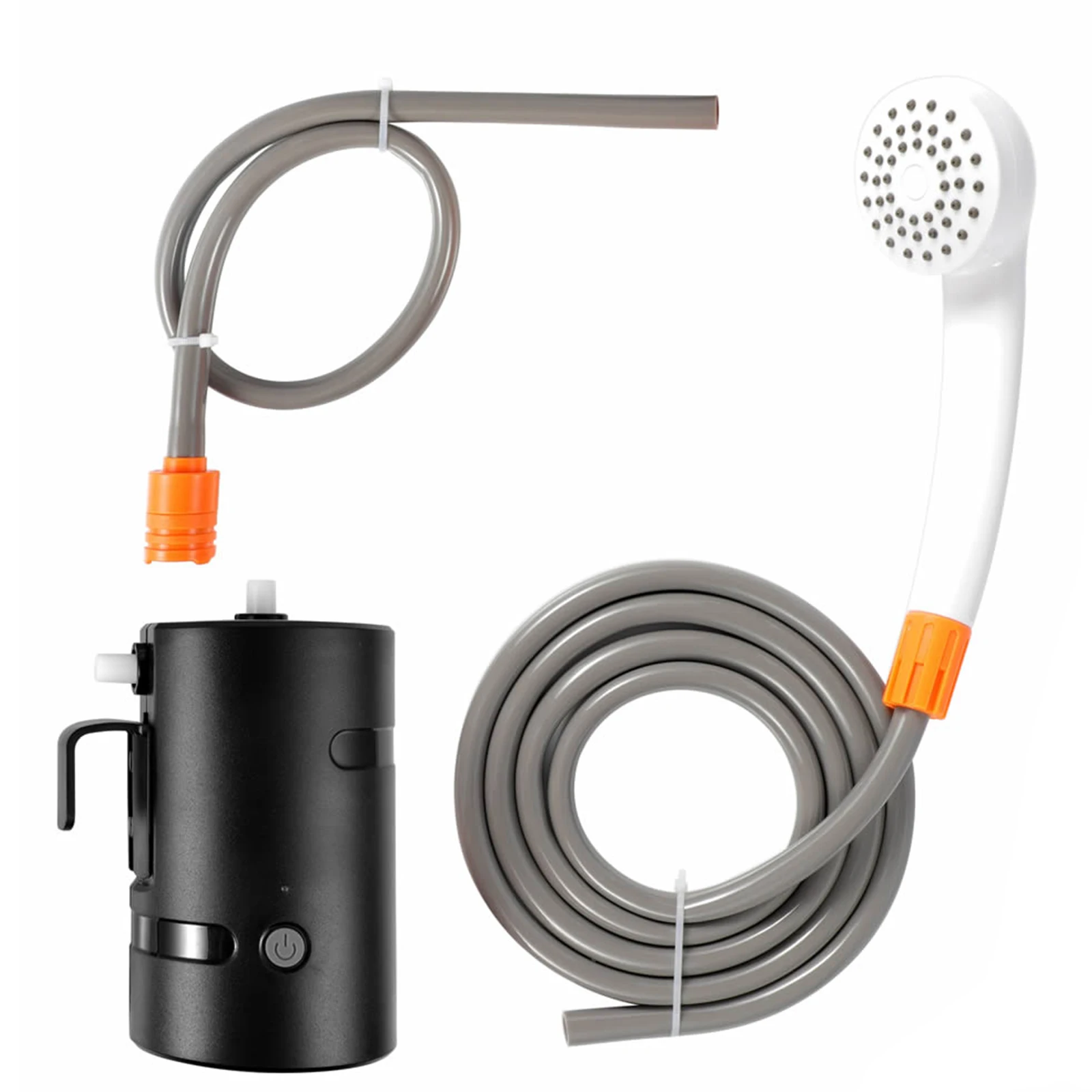 

Outdoor Portable Shower Head 4400mAh USB Rechargeable Camping Electric Shower Pump for Hiking Traveling Car Washing Pet Bath