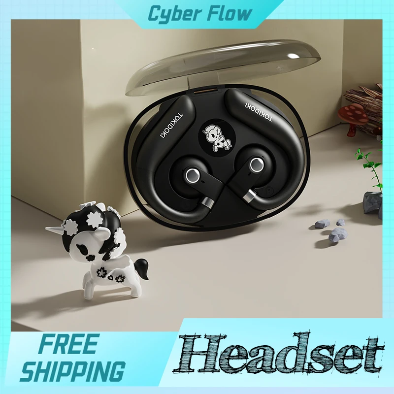 

Tokidoki Xcxin Bluetooth Headset Wireless Ear Hanging Non In Ear Long Endurance Customized Headset Low Latency For Athletes Gift