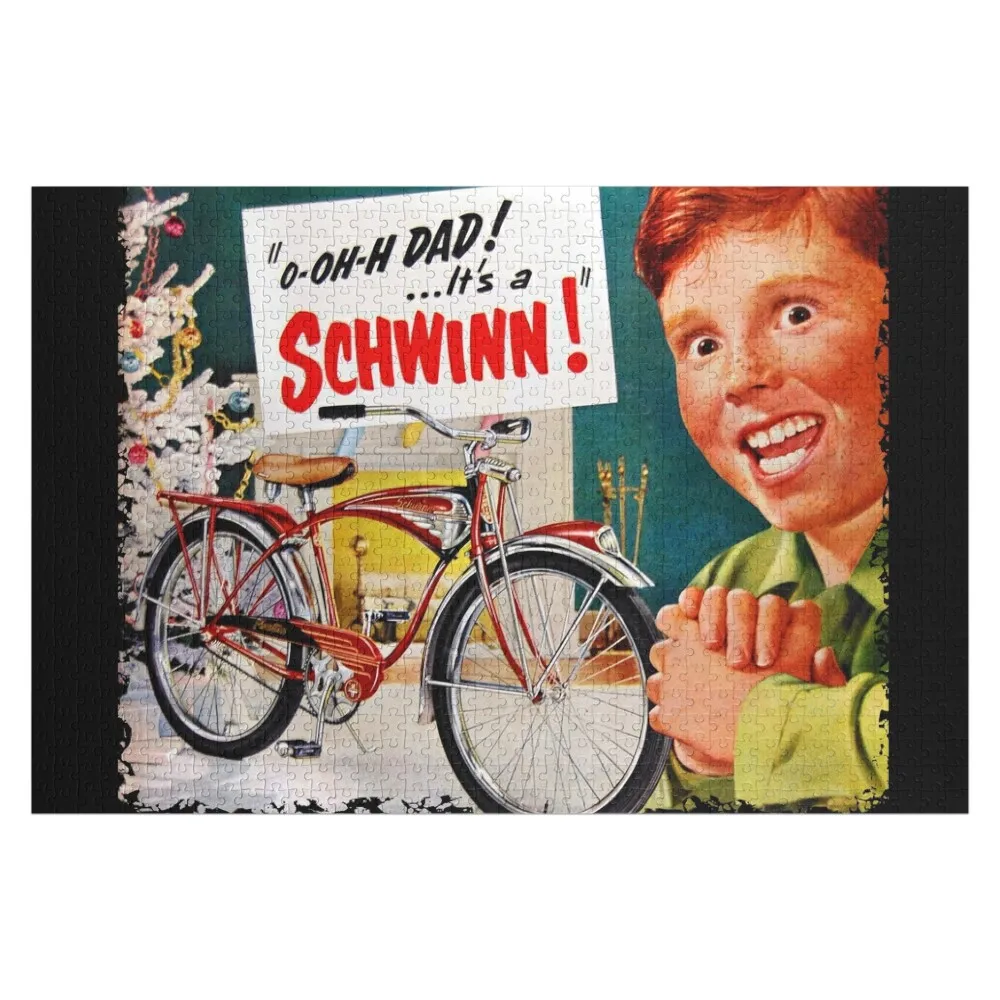 

Schwinn винтажные велосипеды Чикаго США головоломка индивидуальный подарок для детей настраиваемый подарок головоломка для детей